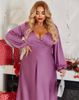 Robe longue avec décolleté