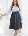 Flared corduroy skirt - Twiggy Shop