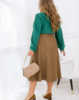 Flared corduroy skirt - Twiggy Shop