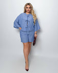Linen blend set with shorts , linen 80%, polyester 20%, светъл цвят, ежедневен летен облекло