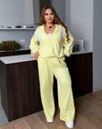 Soft velvet set with hoodie - Twiggy Shop