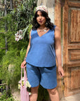 Cotton set със съдържание 80% cotton и 20% viscose, подходящ за ежедневна употреба.
