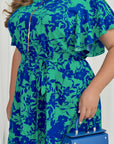 Sukienka w kwiatowy print