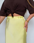 Falda midi