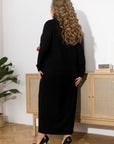 Midikleid aus weichem Strick