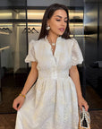Vestido de noche bordado