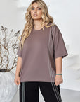 Set tricot cu detalii de cristal
