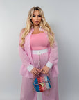 Памучен комплект на райе с свободна кройка, модел NewYear25 Waist 80% cotton и 20% polyester, изображение.