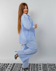 Loose-fit striped cotton set , марка NewYear25, с 80% cotton и 20% polyester, изображение IMG_4255.jpg.