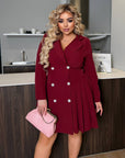 Short blazer-style dress - Twiggy Shop
