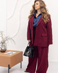 Ribbed velvet blazer - Twiggy Shop