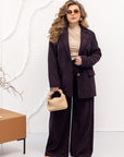 Ribbed velvet blazer - Twiggy Shop