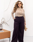 Ribbed velvet trousers - Twiggy Shop