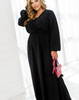 Long dress with open neckline - Twiggy Shop