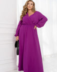 Long dress with open neckline - Twiggy Shop
