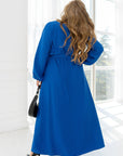 Long dress with open neckline - Twiggy Shop