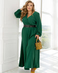 Long dress with open neckline - Twiggy Shop