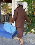 Set with a short wool coat with warm lining, acrylic 80% and wool 20%, model in the image IMG_4547.jpg