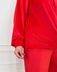 Soft velvet set with a hood - Twiggy Shop
