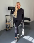 Fleece-lined three-piece set