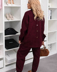Ribbed velvet set - Twiggy Shop