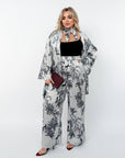 Printed set with a scarf от polyester, viscose и elastan, с ярки цветове и моден дизайн.