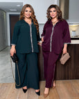 Lightweight set with decorative inserts - Twiggy Shop