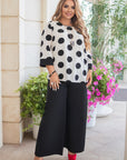 Blouse and wide pants set - Twiggy Shop