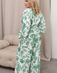 Printed loose-fit set от polyester, изображение на елегантен дамски комплект за ежедневна носия.