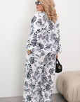 Printed loose-fit set от polyester, стиlinen и комфортен за ежедневна носене.