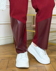 Set with leather inserts - Twiggy Shop