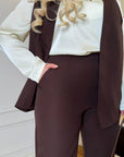 Set with a satin blouse - Twiggy Shop