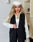 Set with a satin blouse - Twiggy Shop