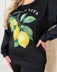 Knit set with a print - Twiggy Shop