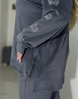 Velvet set with stones - Twiggy Shop