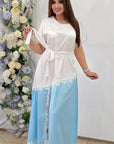 Vestido con encaje delicado