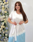Vestido con encaje delicado