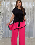 Conjunto con delicado encaje