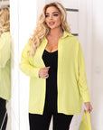 Ribbed knit set with a shirt - Twiggy Shop