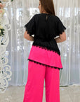 Conjunto con delicado encaje
