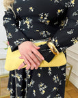Soft fabric dress with flowers - Twiggy Shop