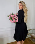 Soft fabric dress with ruffles - Twiggy Shop