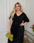 Pleated fabric dress - Twiggy Shop