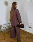 Striped linen-blend set - Twiggy Shop