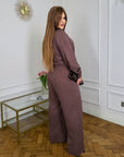 Striped linen-blend set - Twiggy Shop