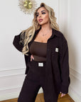 Ribbed velvet set - Twiggy Shop