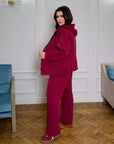Knit set with a hood - Twiggy Shop