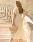 Midikleid aus Leinen