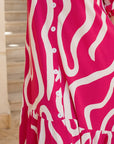 Vestido midi con cinturón