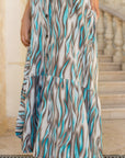 Vestido midi con cinturón